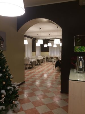 Dining room at Il Sambuco in Campagnola Di Zevio