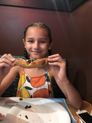 My kids love the vegan cheese on their pizza! at Mellow Mushroom in Pensacola
