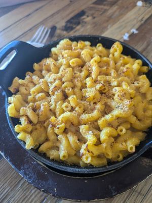 Vegan Mac and cheeze at Aubergine and Company in Orem
