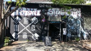 outside at Berlin Strength in Berlin