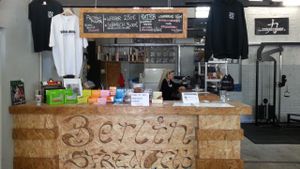 smoothie bar at Berlin Strength in Berlin