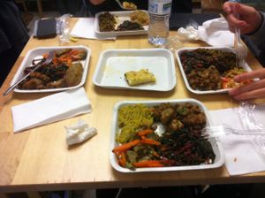 A lunch with friends at Misunchi in Milan