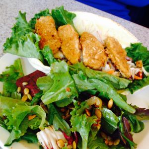 gardein 'chicken' wrap at Raven's Nest in Whistler