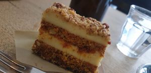 Raw vegan carrot cake. at Heal.Thy Self Co in Yarraville