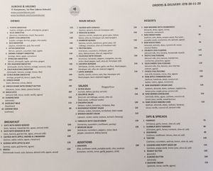 menu  at Surovo i Vkusno - Cypobo u Bkycho in Skopje