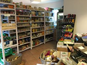 inside shop at Veganatural in Giessen