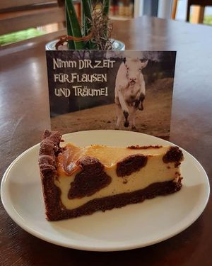The best cake on earth!!😄"Russian Zupfkuchen" at Veganatural in Giessen