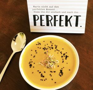 Pumpkin Soup  at Veganatural in Giessen