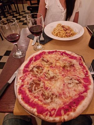 Diavola vegana at Origano Trevi in Rome