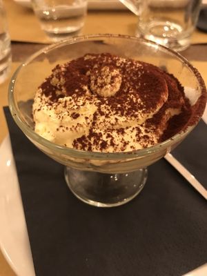 Tiramisù Vegano at Origano Trevi in Rome