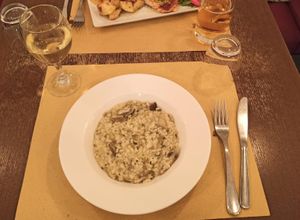 Vegan Risotto at Origano Trevi in Rome