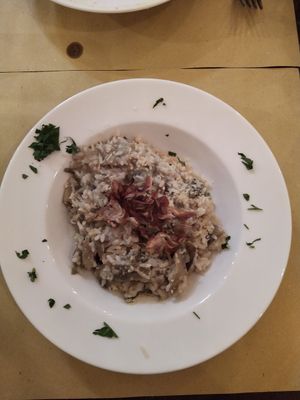 Vegan Risotto at Origano Trevi in Rome