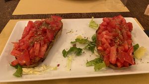 Bruschetta   at Origano Trevi in Rome
