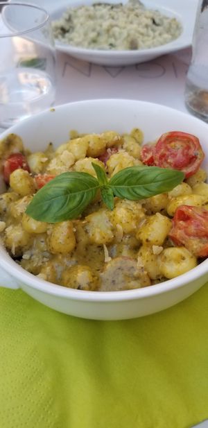 Gnocchi at Origano Trevi in Rome