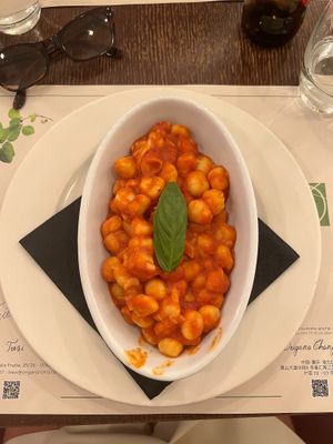 GNOCCHI ALLA SORRENTINA VEGANI at Origano Trevi in Rome