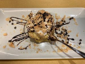 Vegan millefoglie - delicious !  at Origano Trevi in Rome