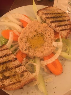 Hummus #Veganuary at Origano Trevi in Rome