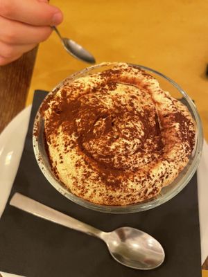 Tiramisù vegano   at Origano Trevi in Rome