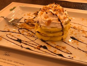 Vegan millefoglie  at Origano Trevi in Rome