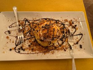 Millefoglie vegan  at Origano Trevi in Rome