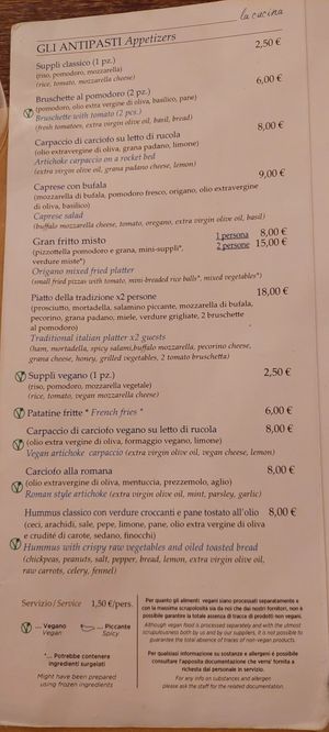  at Origano Trevi in Rome