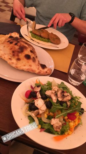 Vegan Choices at Origano Trevi in Rome