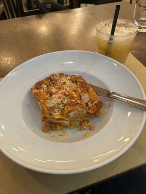vegan lasagna   at Origano Trevi in Rome