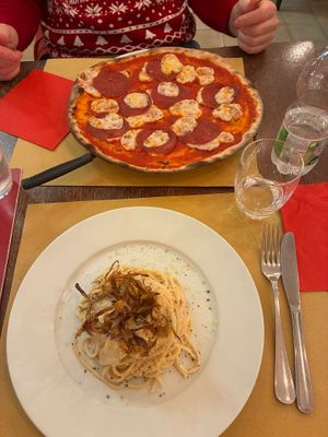 Our foods!  at Origano Trevi in Rome