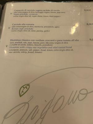   at Origano Trevi in Rome