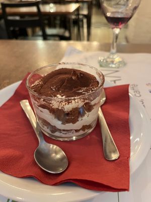 Tiramisu at Origano Trevi in Rome