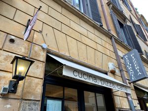 outside at Origano Trevi in Rome