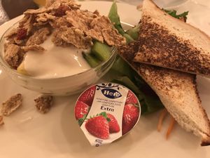 Vegan breakfast  at Origano Trevi in Rome