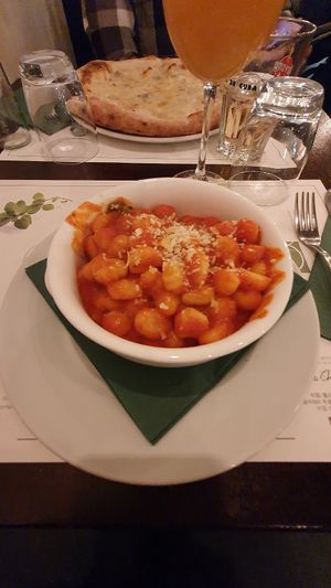 Vegan Gnocchi at Origano Trevi in Rome