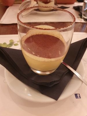 Tiramisu at Origano Trevi in Rome