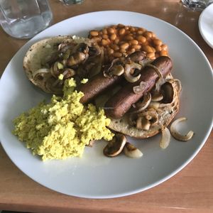 veggie breakfast at The Green Kitchen in St Albans