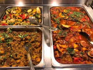 different every day at Jungle Cafe in Brooklyn