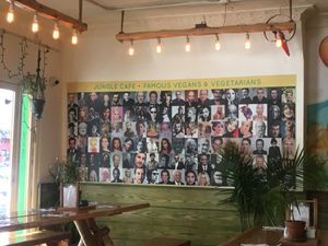 We are not alone at Jungle Cafe in Brooklyn