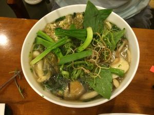 Pho at Phuong Mai Vegetarian Restaurant in Ho Chi Minh City