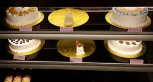 Cakes at Veggie Frenz Vegan Cafe in Penang