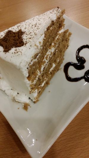 cake at Veggie Frenz Vegan Cafe in Penang