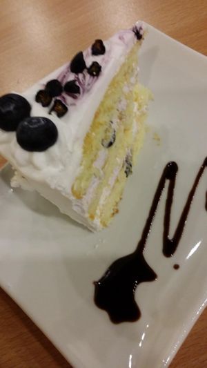 cake at Veggie Frenz Vegan Cafe in Penang