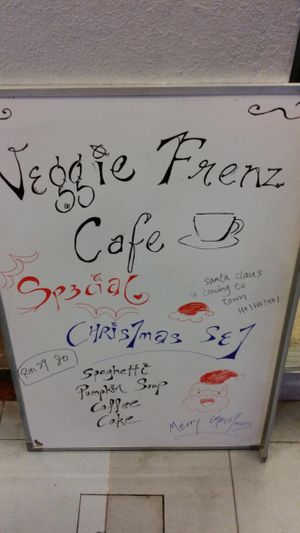 deco at Veggie Frenz Vegan Cafe in Penang