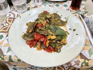 Vegan ravioli 👎   at Licchio's Bar in Taormina