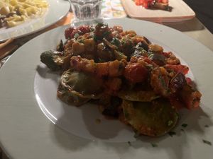 ravioli  at Licchio's Bar in Taormina