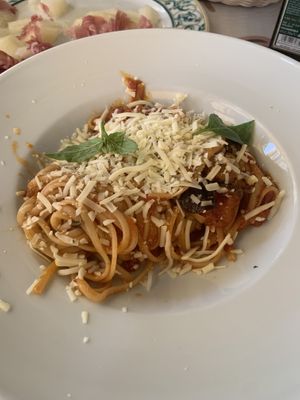 Pasta alla Norma  at Licchio's Bar in Taormina