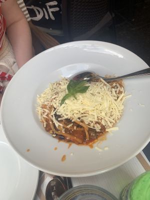 Spaghetti alla Norma   at Licchio's Bar in Taormina