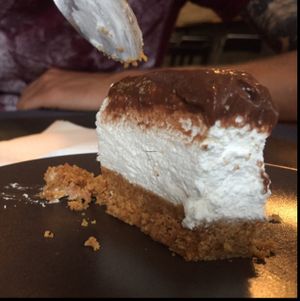 best cake ever at Black Mamba Burgers and Records in Porto