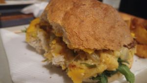 Burger 666 at Black Mamba Burgers and Records in Porto