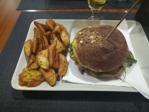 666 Burger at Black Mamba Burgers and Records in Porto