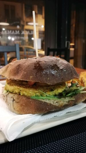 core burguer  at Black Mamba Burgers and Records in Porto